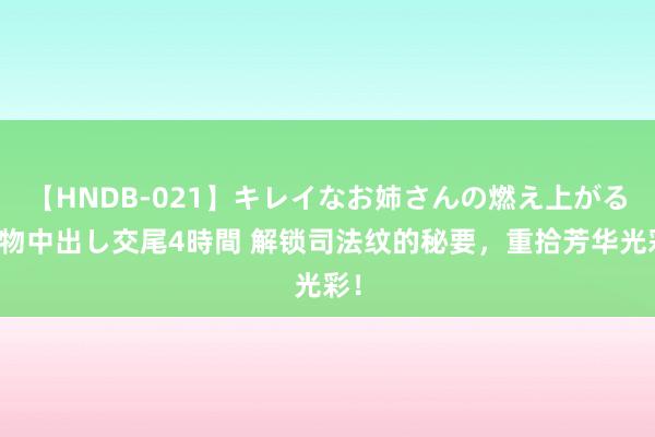 【HNDB-021】キレイなお姉さんの燃え上がる本物中出し交尾4時間 解锁司法纹的秘要，重拾芳华光彩！