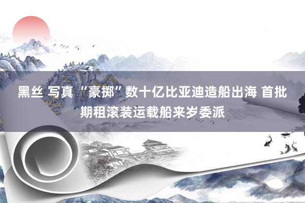 黑丝 写真 “豪掷”数十亿比亚迪造船出海 首批期租滚装运载船来岁委派